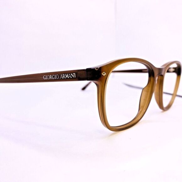 Giorgio Armani Eyeglasses AR 7003 5003 52 [] 18 145 MM Brown Frames Of Life - Picture 1 of 9